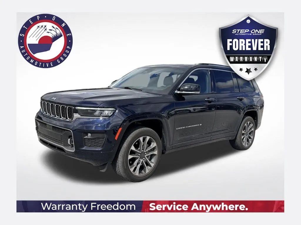 Blue 2024 Jeep Grand Cherokee L Overland for sale in Pensacola, FL