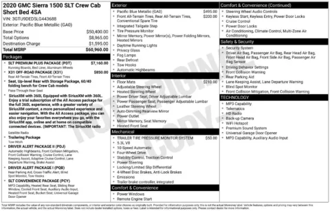 Blue 2020 GMC Sierra 1500 SLT for sale in Pensacola, FL
