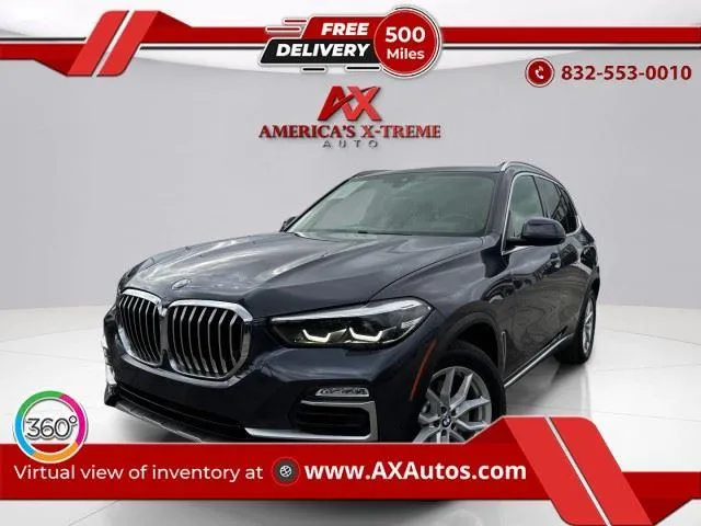 Gray 2021 BMW X5 xDrive40i for sale in Houston, TX