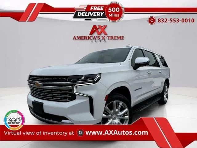 White 2021 Chevrolet Suburban Premier for sale in Houston, TX