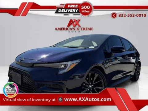 Blue 2023 Toyota Corolla SE for sale in Houston, TX
