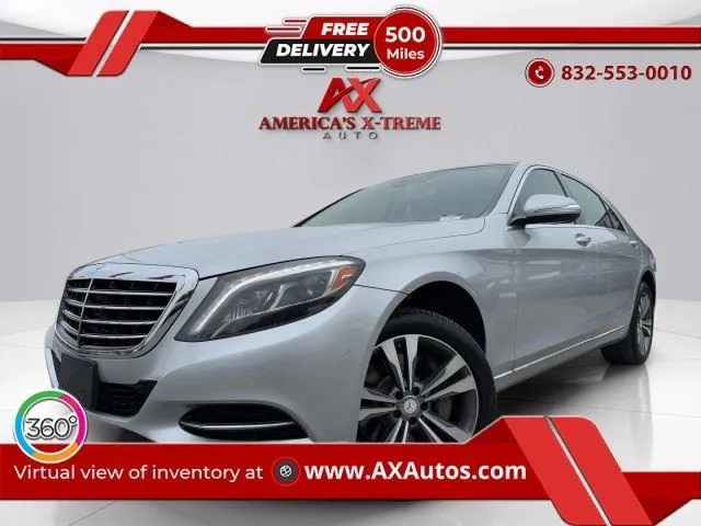 Silver 2014 Mercedes-Benz S-Class S 550 for sale in Houston, TX