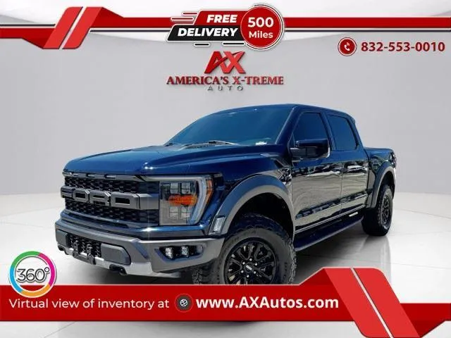 Black 2022 Ford F-150 Raptor for sale in Houston, TX