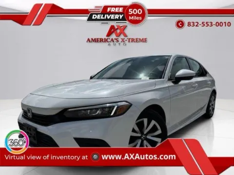 White 2024 Honda Civic Sedan LX for sale in Houston, TX