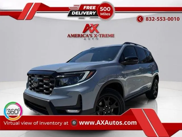 Gray 2022 Honda Passport AWD TrailSport for sale in Houston, TX