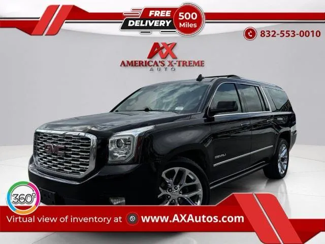 Black 2018 GMC Yukon XL Denali for sale in Houston, TX