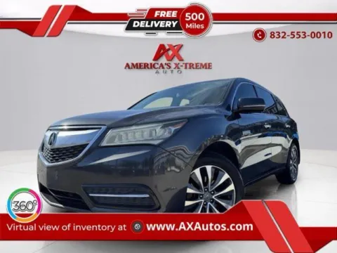 Gray 2015 Acura MDX Tech Pkg for sale in Houston, TX
