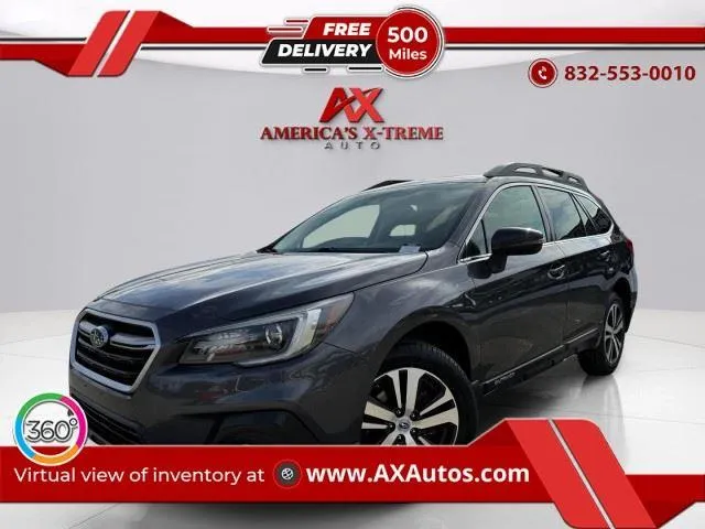 Gray 2018 Subaru Outback Limited for sale in Houston, TX
