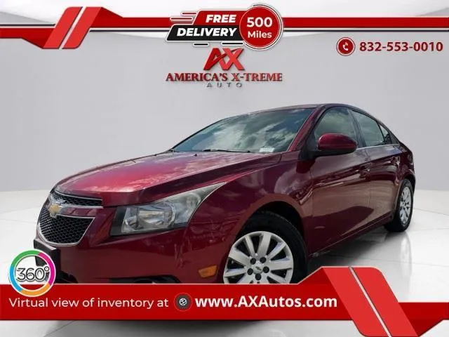 Red 2011 Chevrolet Cruze LT w/1LT for sale in Houston, TX