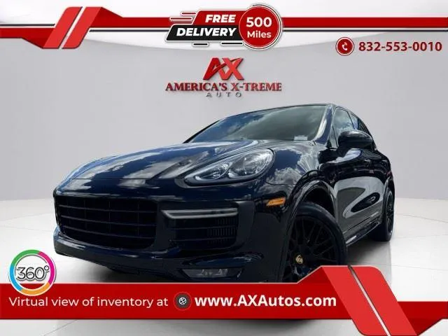 Black 2017 Porsche Cayenne GTS for sale in Houston, TX