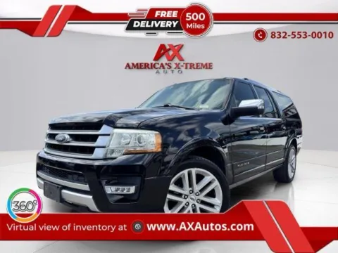 Black 2016 Ford Expedition EL Platinum for sale in Houston, TX