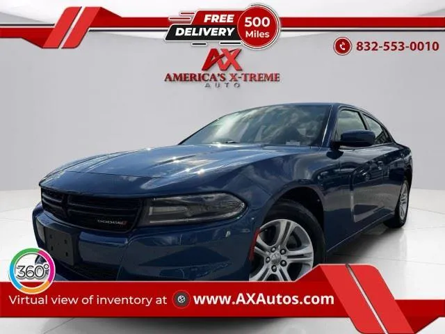 Blue 2020 Dodge Charger SXT for sale in Houston, TX
