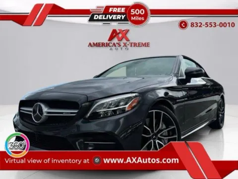 Gray 2023 Mercedes-Benz C-Class AMG C 43 for sale in Houston, TX