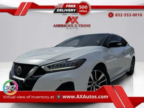 White 2019 Nissan Maxima SL for sale in Houston, TX