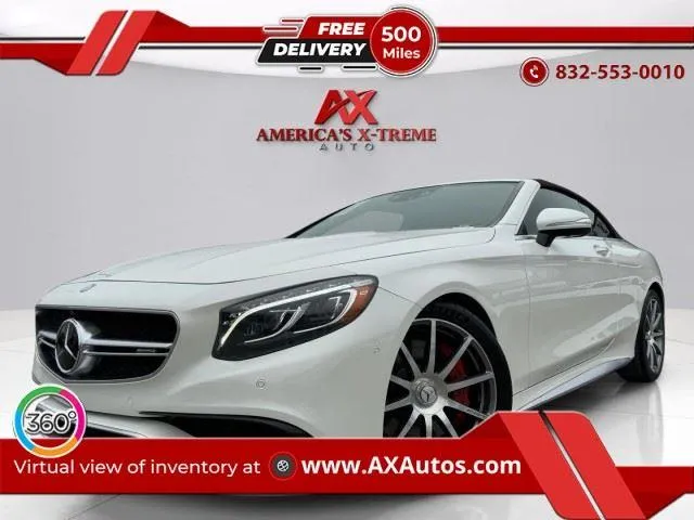 White 2017 Mercedes-Benz S-Class AMG S 63 for sale in Houston, TX