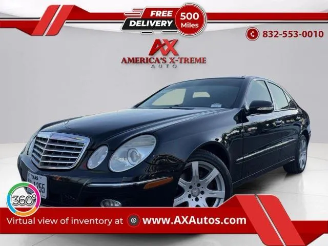 Black 2008 Mercedes-Benz E-Class Luxury 3.5L for sale in Houston, TX