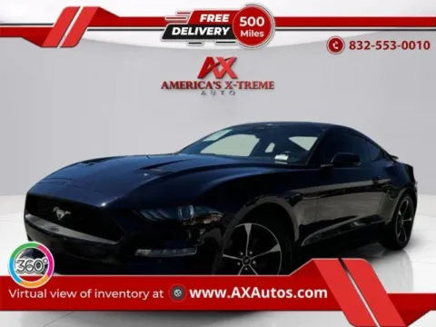 Blue 2021 Ford Mustang EcoBoost for sale in Houston, TX