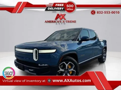 Blue 2022 Rivian R1T Adventure Package for sale in Houston, TX