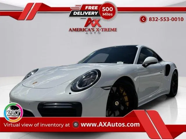 White 2017 Porsche 911 Turbo S for sale in Houston, TX