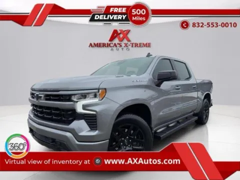 Gray 2023 Chevrolet Silverado 1500 RST for sale in Houston, TX