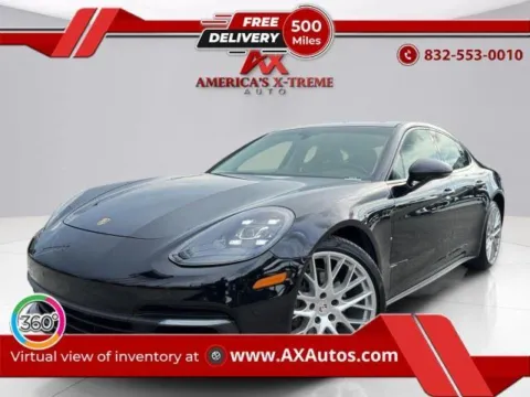 Black 2017 Porsche Panamera 4 for sale in Houston, TX