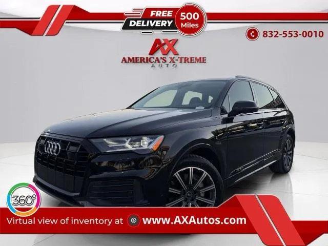 Black 2022 Audi Q7 Premium Plus for sale in Houston, TX