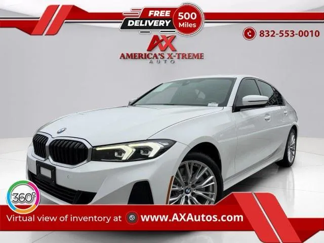 White 2023 BMW 3 Series 330i xDrive for sale in Houston, TX