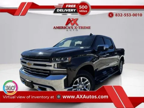 Black 2020 Chevrolet Silverado 1500 LTZ for sale in Houston, TX