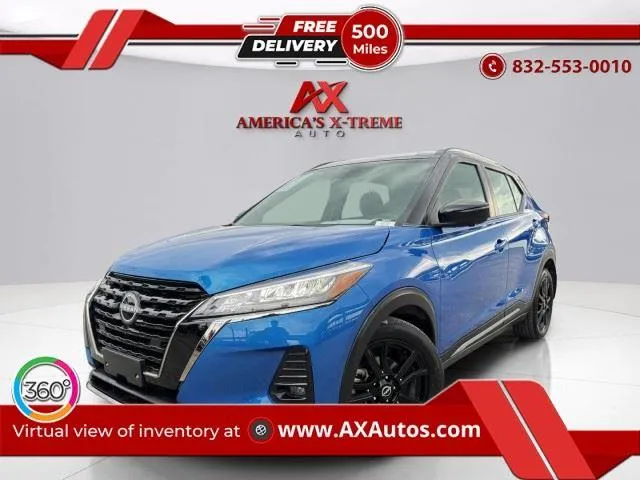 Blue 2023 Nissan Kicks SR for sale in Houston, TX