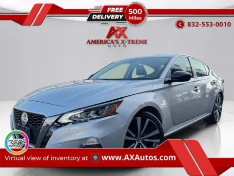 Silver 2021 Nissan Altima 2.5 SR for sale in Houston, TX