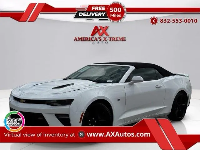 White 2016 Chevrolet Camaro 1SS for sale in Houston, TX