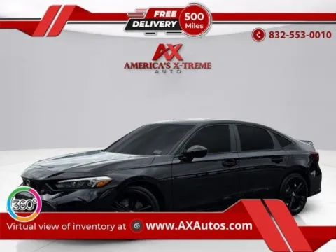 Black 2025 Honda Civic Si Sedan | Base w/High Performance Summer Tires for sale in Houston, TX