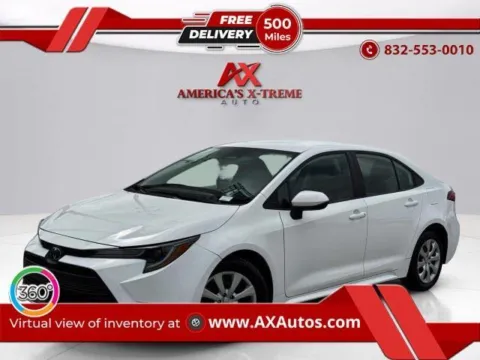 White 2023 Toyota Corolla LE for sale in Houston, TX