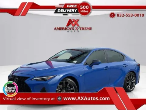 Blue 2023 Lexus IS 350 F SPORT for sale in Houston, TX