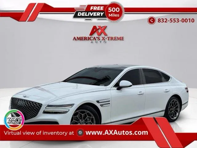 White 2021 Genesis G80 3.5T for sale in Houston, TX