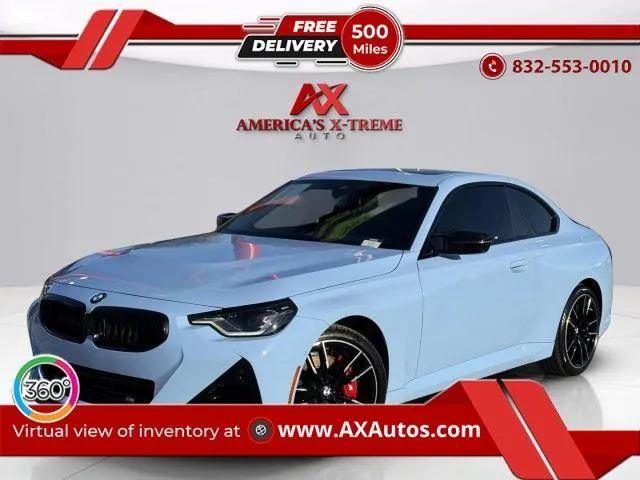 Blue 2025 BMW 2 Series M240i xDrive for sale in Houston, TX