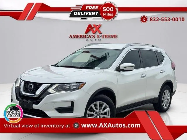 White 2019 Nissan Rogue SV for sale in Houston, TX