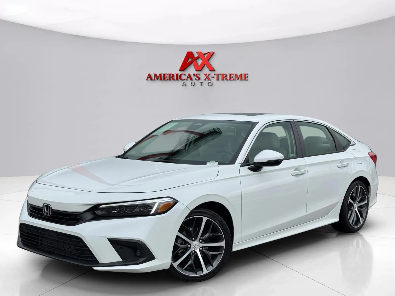 White 2024 Honda Civic Sedan Touring for sale in Houston, TX