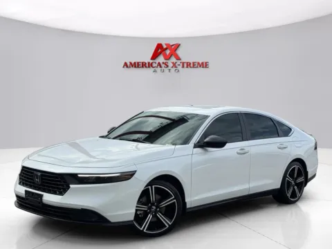 White 2024 Honda Accord Hybrid Sport for sale in Houston, TX
