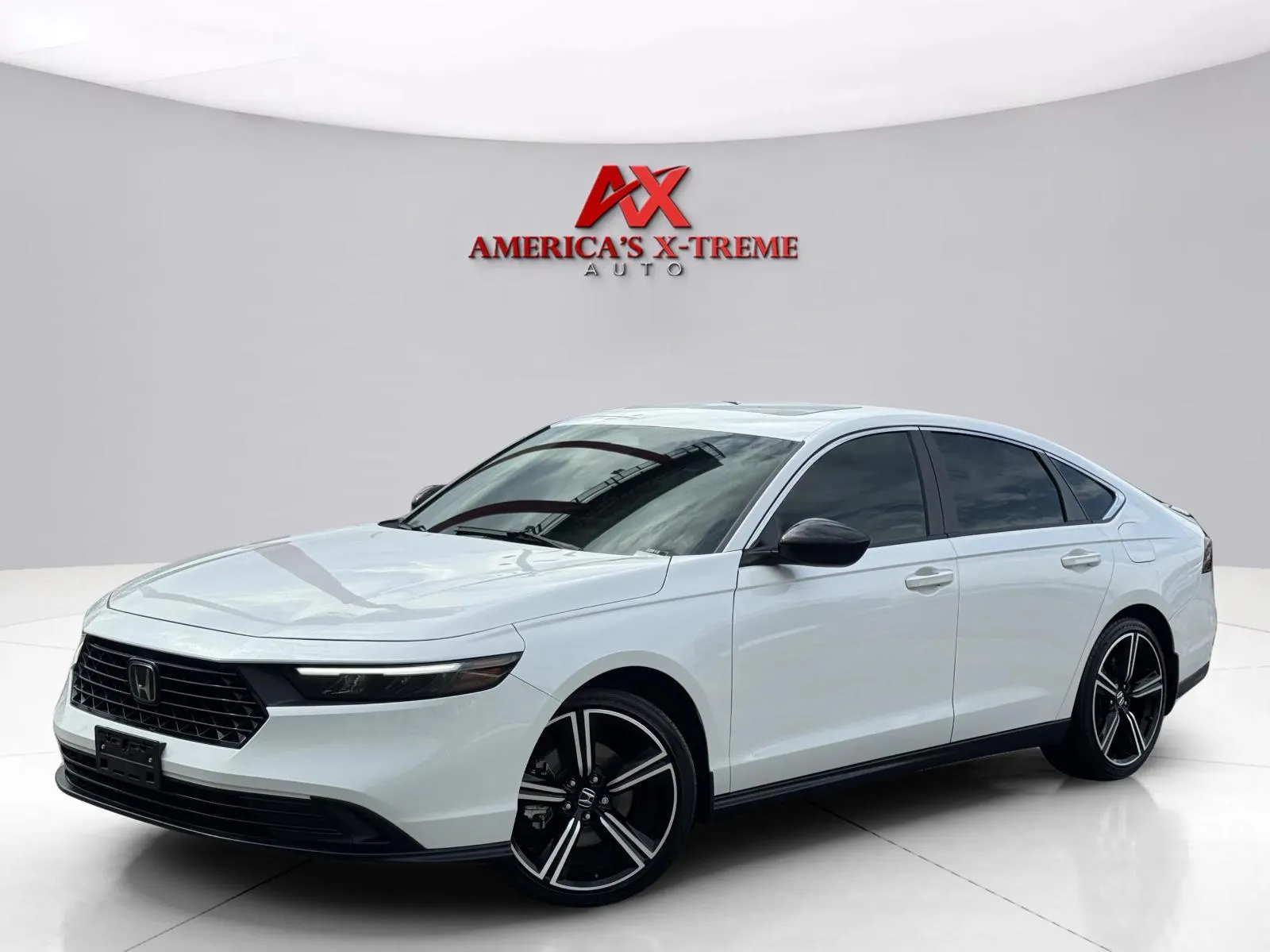 White 2024 Honda Accord Hybrid Sport for sale in Houston, TX
