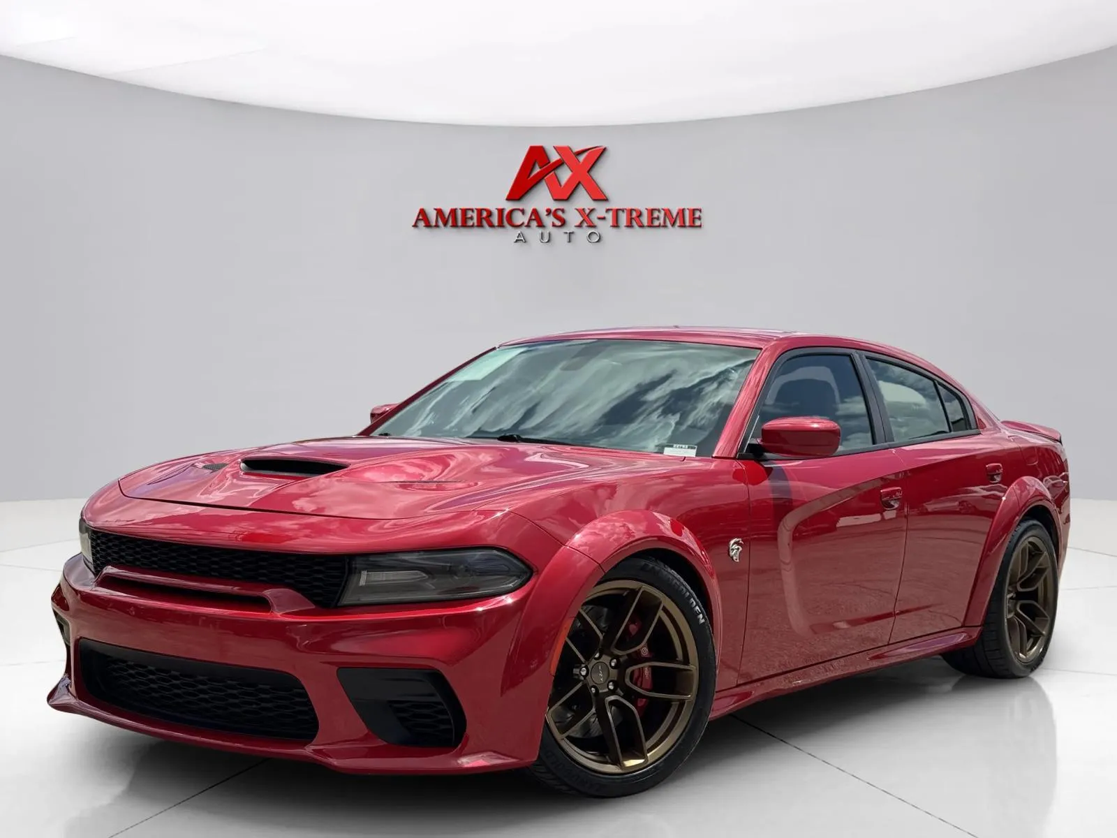 Red 2016 Dodge Charger SRT Hellcat for sale in Houston, TX