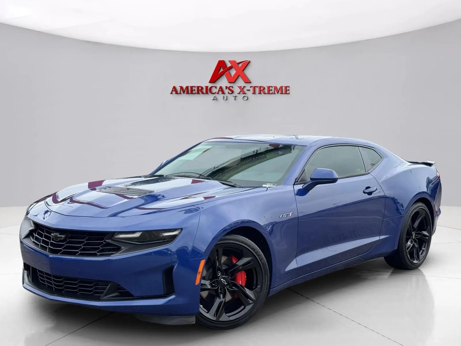 Blue 2023 Chevrolet Camaro LT1 for sale in Houston, TX