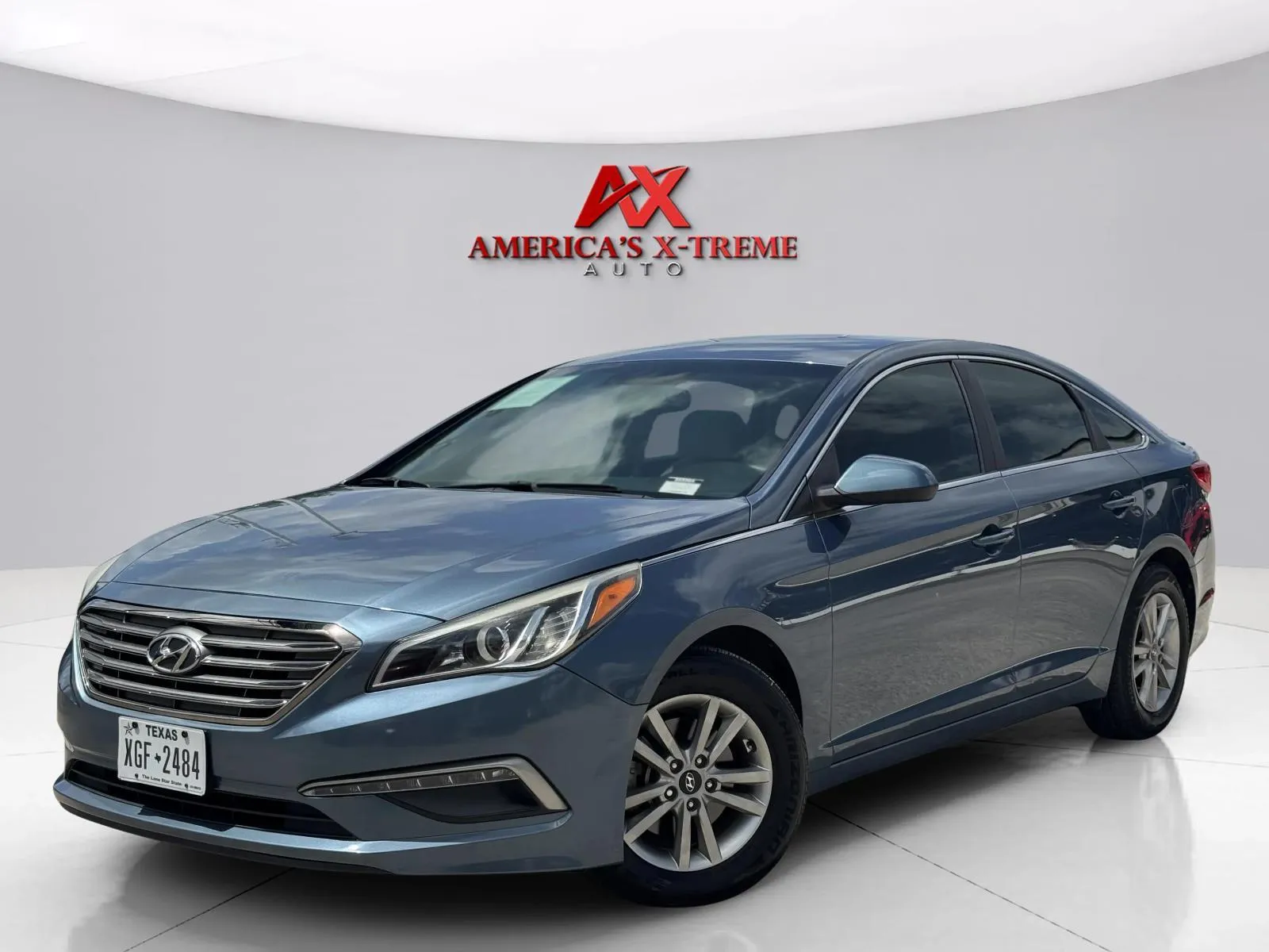 Blue 2015 Hyundai Sonata 2.4L SE for sale in Houston, TX