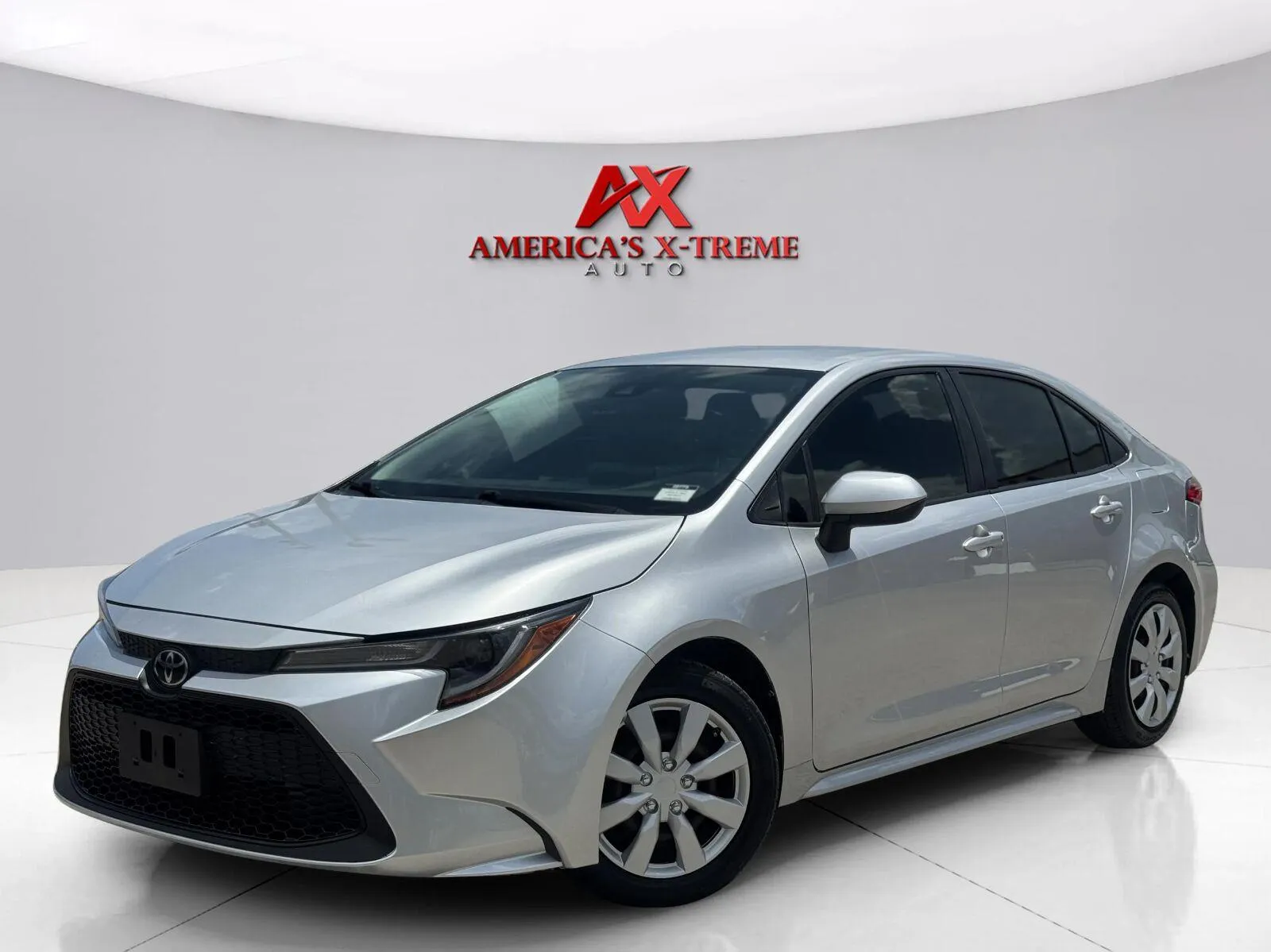 Silver 2021 Toyota Corolla LE for sale in Houston, TX