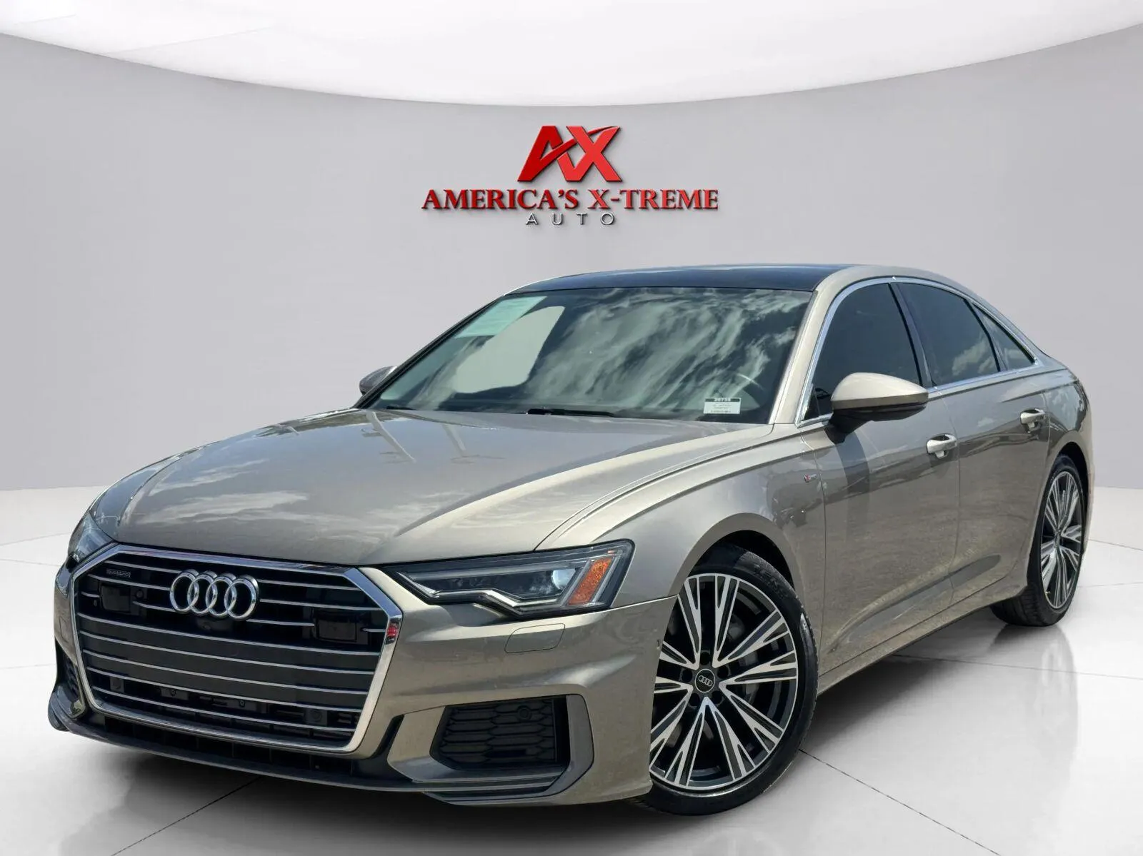 Beige 2019 Audi A6 Premium Plus for sale in Houston, TX