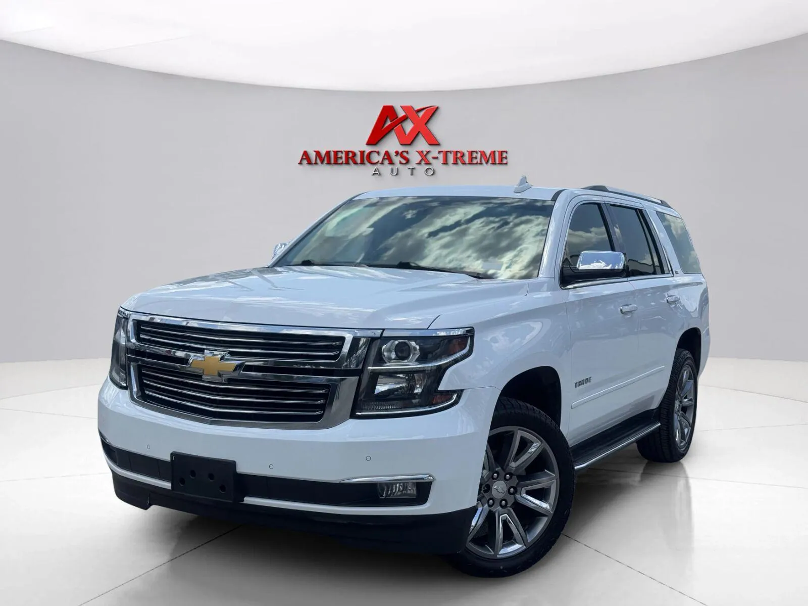 White 2016 Chevrolet Tahoe LTZ for sale in Houston, TX