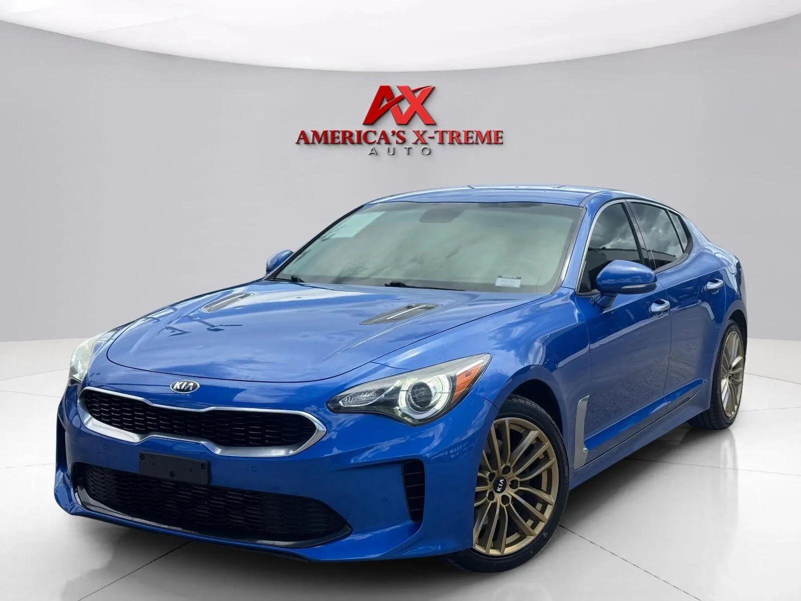 Blue 2018 Kia Stinger for sale in Houston, TX