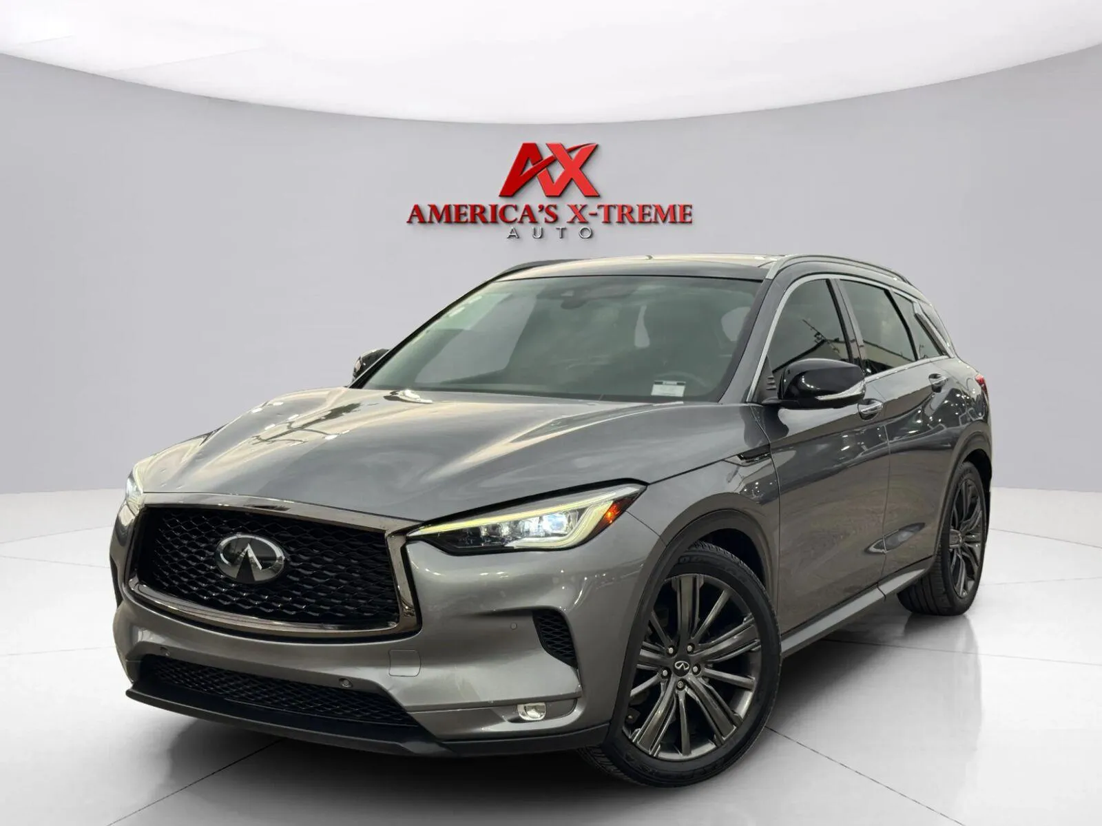 Gray 2020 INFINITI QX50 ESSENTIAL for sale in Houston, TX