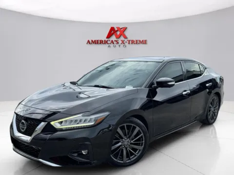 Black 2020 Nissan Maxima Platinum for sale in Houston, TX