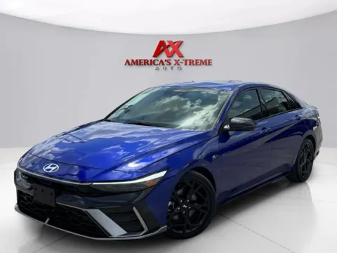 Blue 2025 Hyundai Elantra N Line for sale in Houston, TX